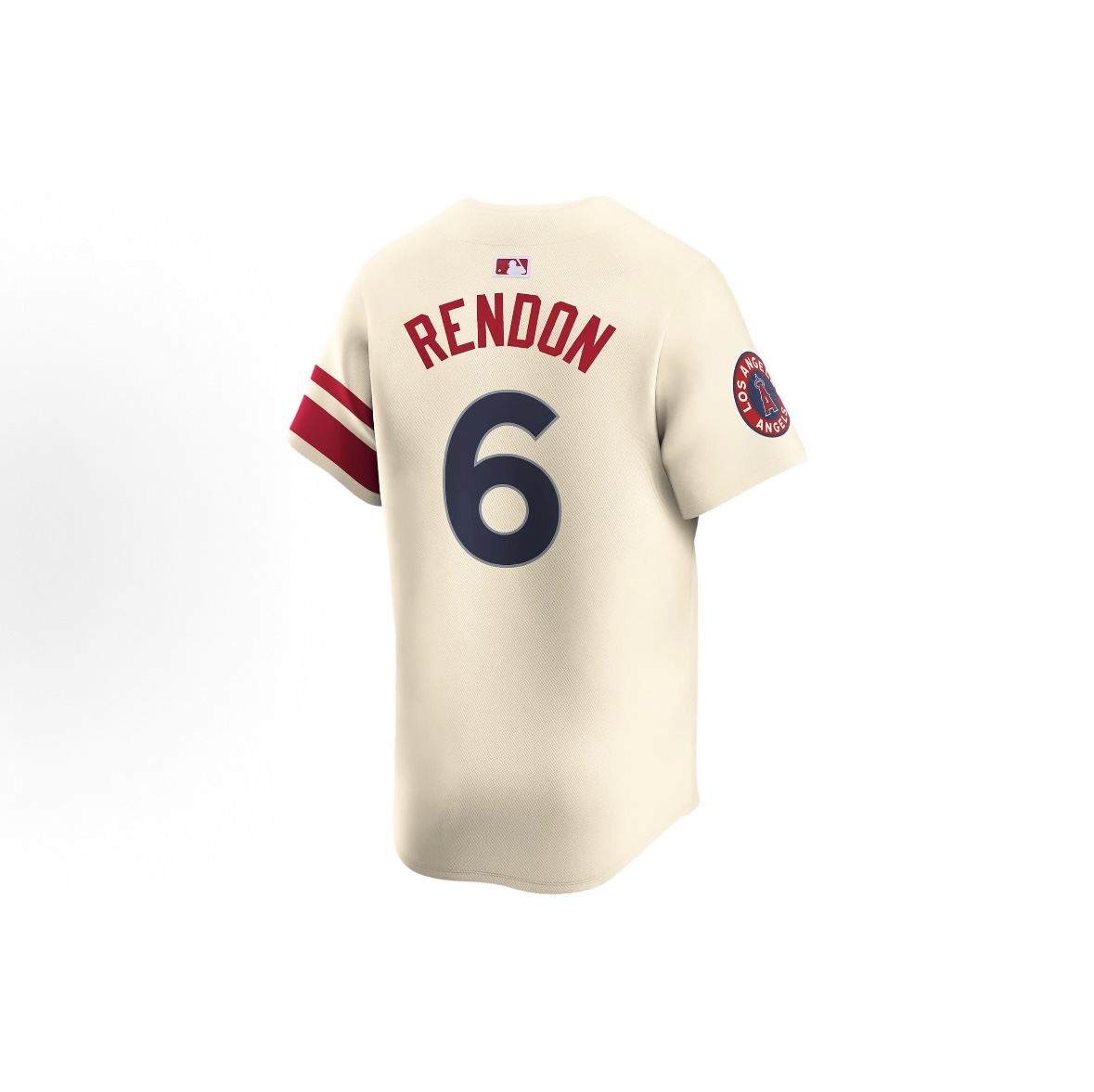 Youth mlb jerseys comparison: Anthony Rendon LA Angels City Connect cream baseball shirt illustration featuring kids mlb uniforms.