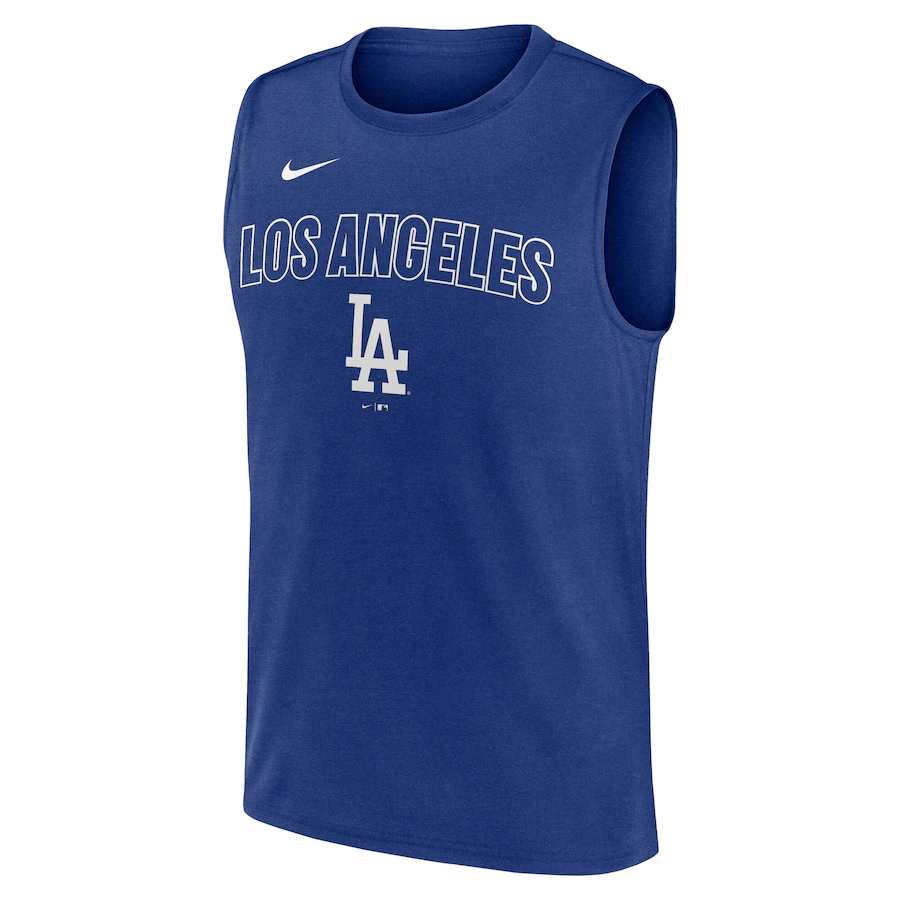 Dodgers muscle tank patch placement: MLB jersey patches customization guide. Style diagram.